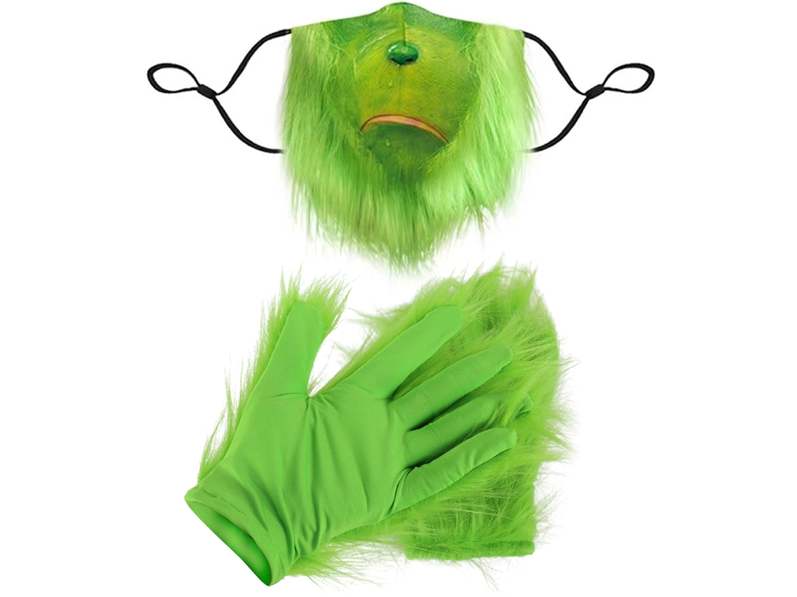 Conjunto Ajustable De Máscara Y Guantes Para Disfraces De Cosplay Unisex Para Adultos.