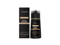 Champú y tinte para el cabello para hombres, color marrón claro.