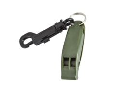 Silbato De Supervivencia Y Emergencia - Ideal Para Kayak, Camping Y Senderismo - Pvc - Verde Militar