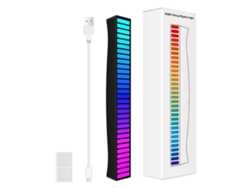 2026-barra Led Reactiva Al Sonido Rgb Con Control Por App Para Música, Juegos, Pc, Tv Y Habitaciones