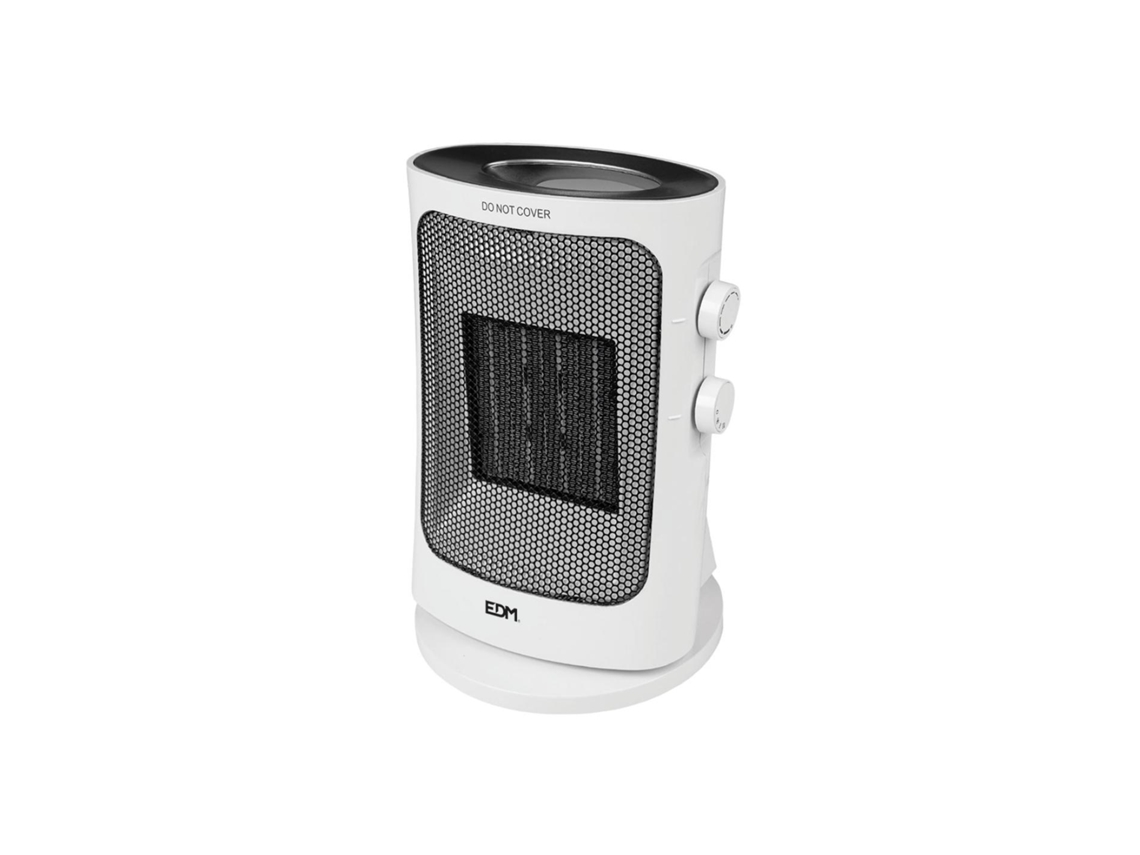 Calefactor Oscilante Vertical 1000-1500W Color Gris Edm KUKEN
