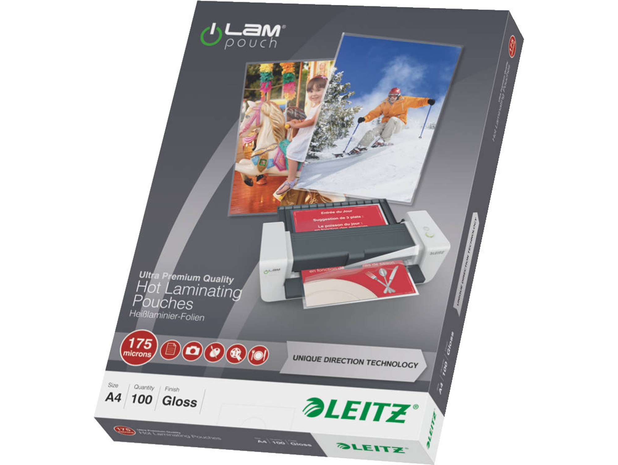 Fundas de Plastificar LEITZ iLAM UDT Transparente (100 un - A4)