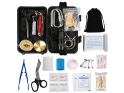 Kit De Supervivencia De Emergencia 23 En 1 Con Equipo Y Suministros Para Acampar, Hacer Senderismo Y Aventuras Al Aire Libre.