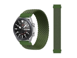 Correa ajustable y elástica de nailon trenzado para Samsung Galaxy Watch de 46 mm, tamaño: 165 mm (arcoíris).