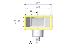 Skimmer boca concreto