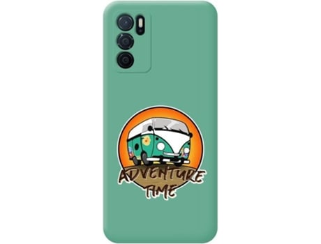 Carcasa Oppo A16 / A16s TUMUNDOSMARTPHONE Adventure Time Verde