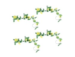Baok - 4 unidades de rosas artificiales para armar tú mismo, flores decorativas simuladas para bodas, fiestas y decoración del hogar.