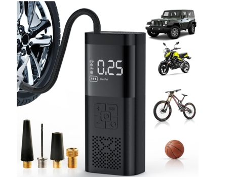 Inflador de Neumáticos Compresor de Aire Portátil 150Psi 8000Mah Potente Inflador de Neumáticos Bomba de Aire Eléctrica de Inflado 2 Veces Más Rápi...