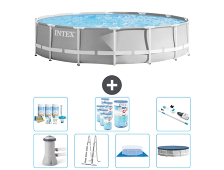 Piscina Tubular INTEX 26720GN-CB45 (12706 L - 427x107cm)