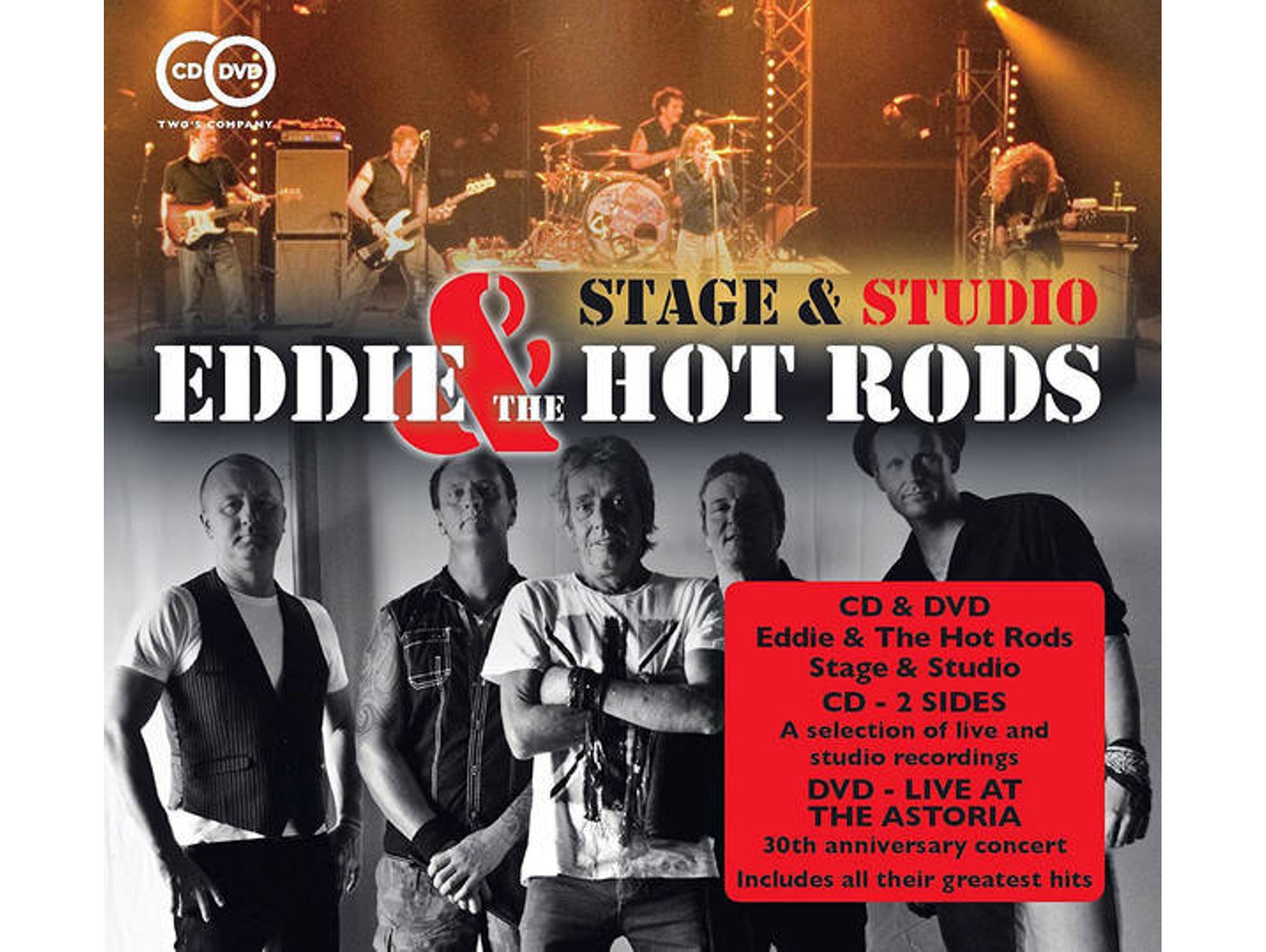 CD + DVD Eddie And The Hot Rods - Stage & Studio