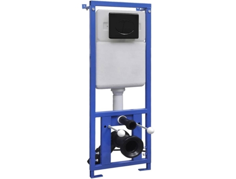 vidaXL Cisterna alta oculta 11 L 41x14x (110-125) cm