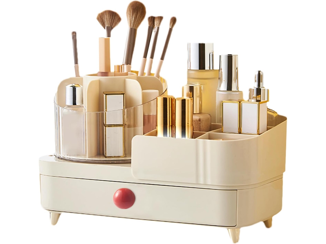 Organizador De Maquillaje Giratorio | Organizador De Tocador | Carrusel Para Guardar Productos De Cu