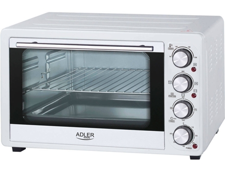 Minihorno Adler Ad6001 1500 w horno sobremesa 34 litros 200 0 decibeles acero inoxidable blanco 35 asador 3 1500w