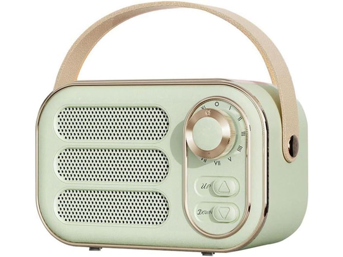 Mini Radio Bluetooth Con Efecto Estéreo Retro De 360° Y Caja De Decoración Para El Hogar