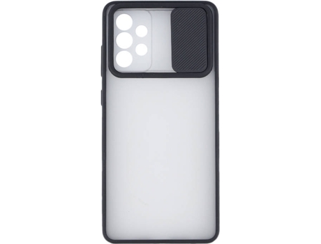 Carcasa Samsung A72 5G ACCETEL Gel Protección Cámara Negro