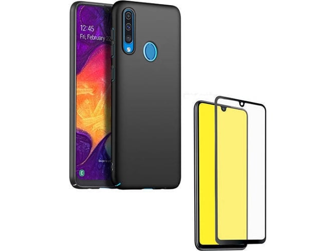 Kit Funda + Protector de Pantalla Huawei Mate 30 5D Fullcover SlimShield Negro