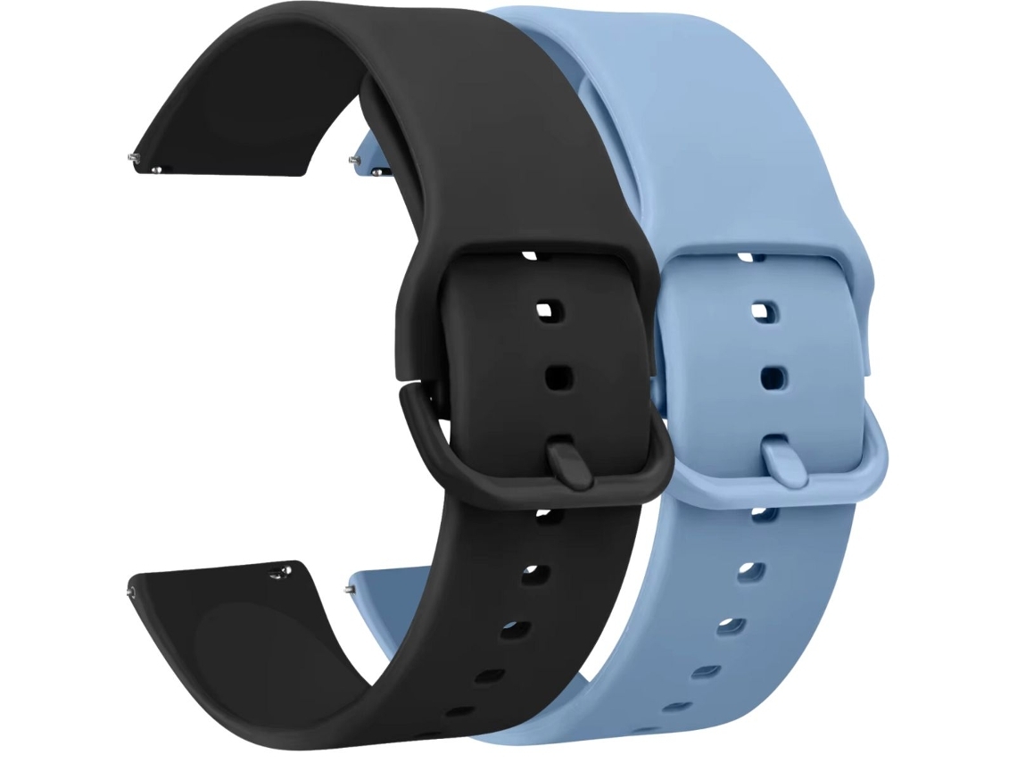 Kit 2 Correas Vivatone para Xiaomi Watch S1 Active Negra y Azul