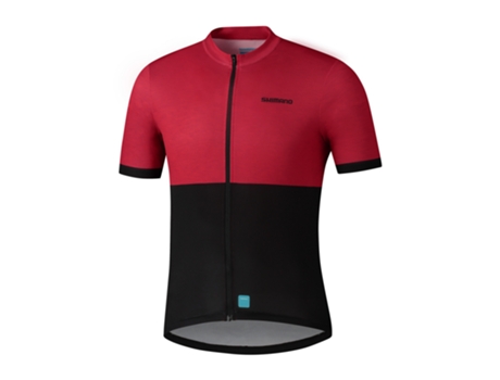 Camiseta de Mujer para Cicling SHIMANO Multicolor Poliéster Rojo (S)
