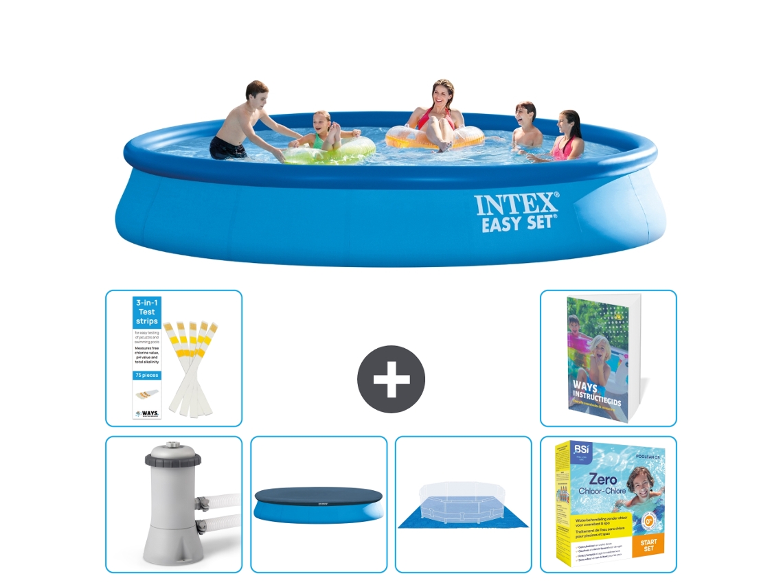 Intex Piscina Easy Set Redonda - 457x84 Cm - 7-peças S198