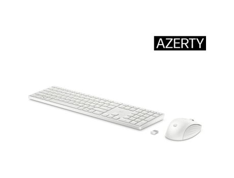 Teclado y Ratón HP 4R016AA (Blanco - RF - AZERTY)