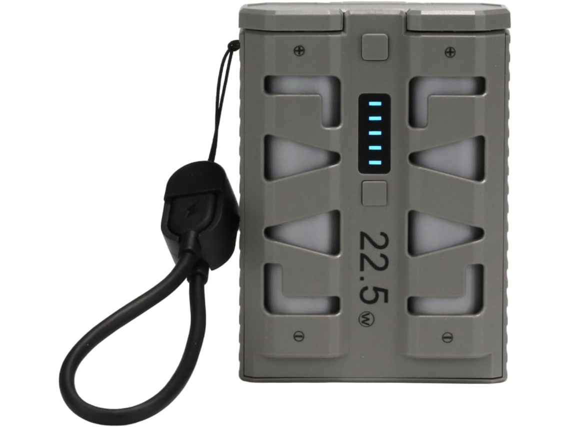 Compatible Con Baterías Externas 21700 Con Salida De 22,5 W Para Una Carga Segura De Múltiples Dispositivos.