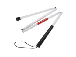 Bastón plegable reflectante de aluminio para personas ciegas, herramienta para andar con bastón Ctch