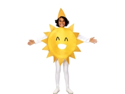 Disfraz de Sol Sonriente con gorro para niño