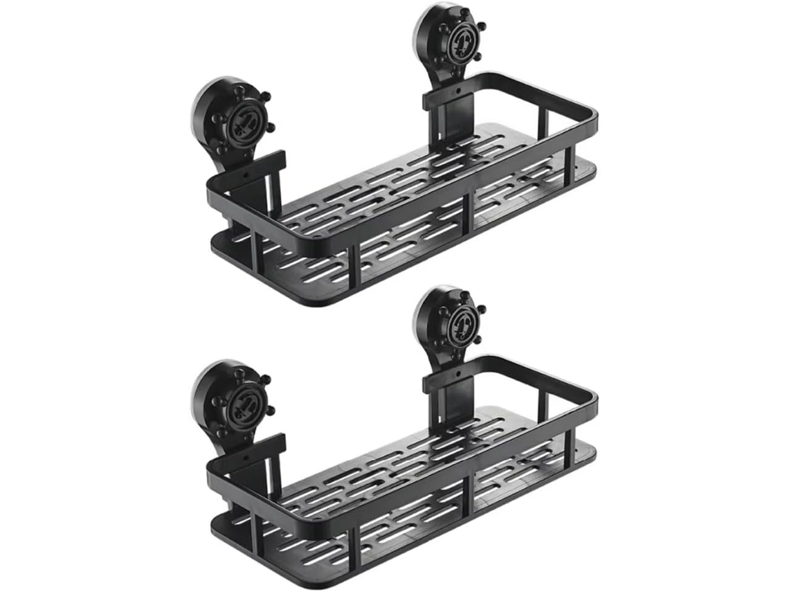 Organizador de pared para baño con ventosa para artículos de higiene personal, Gokoco Solution