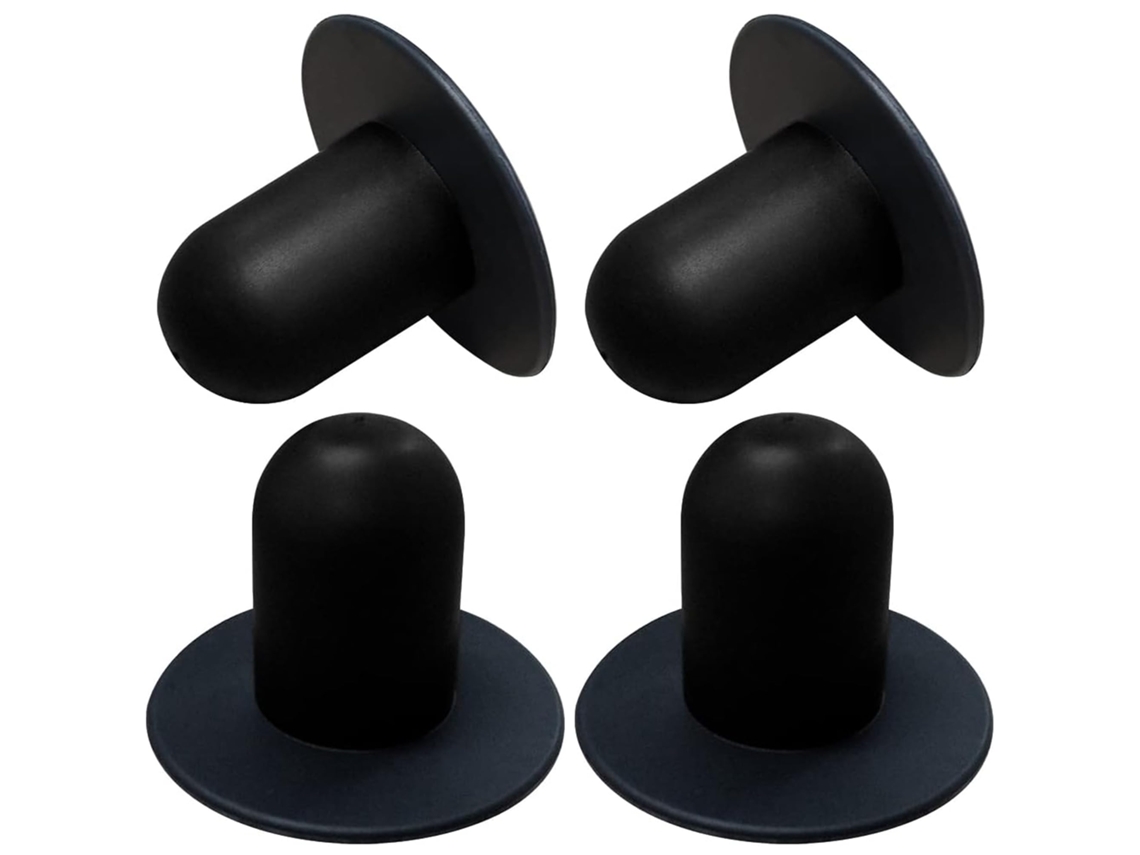 Tapón Filtro Bomba Piscina 4 Unidades, Color Negro, Compatible Con Piscinas Exteriores, Intex Y Bestway