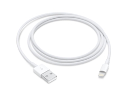 Cable De Datos Lightning A Usb Compatible Con Apple (1 M) Para Sincronización Y Carga.