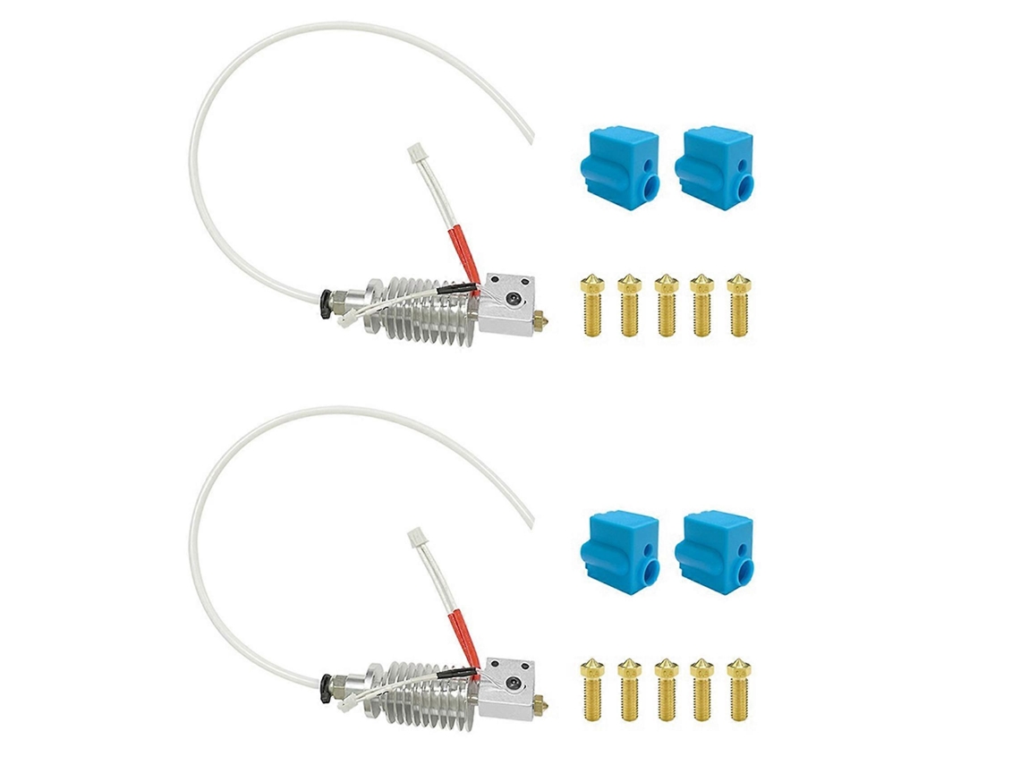 2x 3d Print Head For Anycubic Vyper 0.4mm Nozzle 24v Heater With Hotend Heatsink Long Distance J Head Extruder
