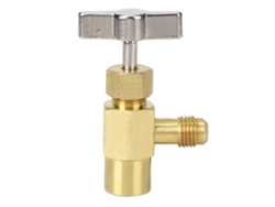 Abridor de cilindros de refrigerante Primerox R134a con rosca hembra ACME de 1/2", herramienta para aire acondicionado.