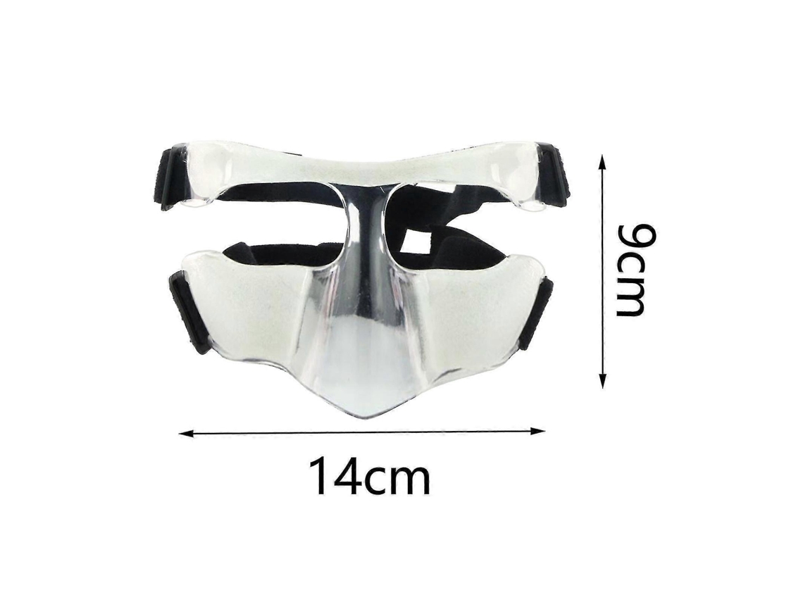 Protetor nasal esportivo, protetor facial resistente para crianças e adolescentes, futebol, basquete, karatê, boxe, futebol americano, tamanho E 14cm x 9cm