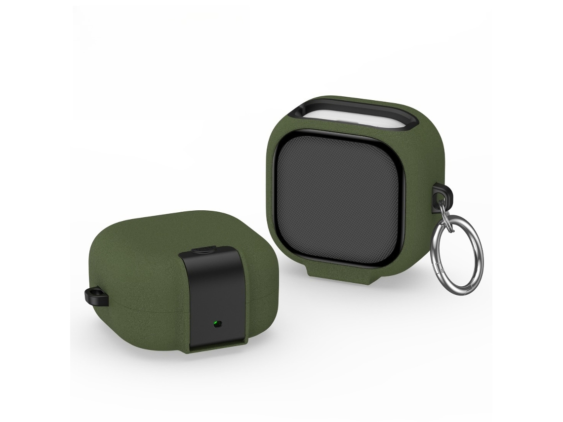 Funda protectora para auriculares Samsung Galaxy Buds4 Pro, protección completa / 1 pieza (verde oscuro) Czhhmart