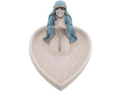Porta Rosario Católico Virgen María En Resina Sólida, Caja De Rosario Compacta Para Oración Y