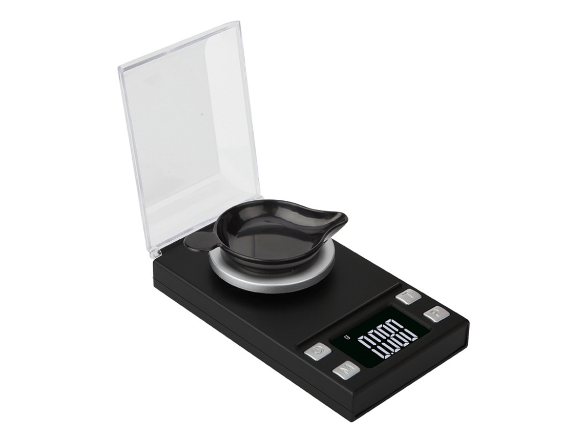 Báscula digital de precisión mini LCD de 20 g y 0,001 g con calibración