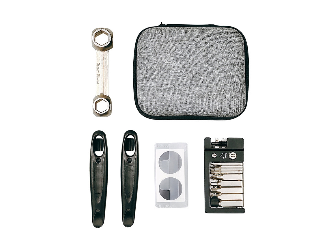 Kit De Herramientas Multifuncional Portátil Para Reparación De Bicicletas, Para El Mantenimiento Básico De Neumáticos, Cadenas Y Llantas.