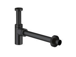 Diseño de tapa de olor para botella G 1 1/4, 1002039 00, color negro mate Kludi