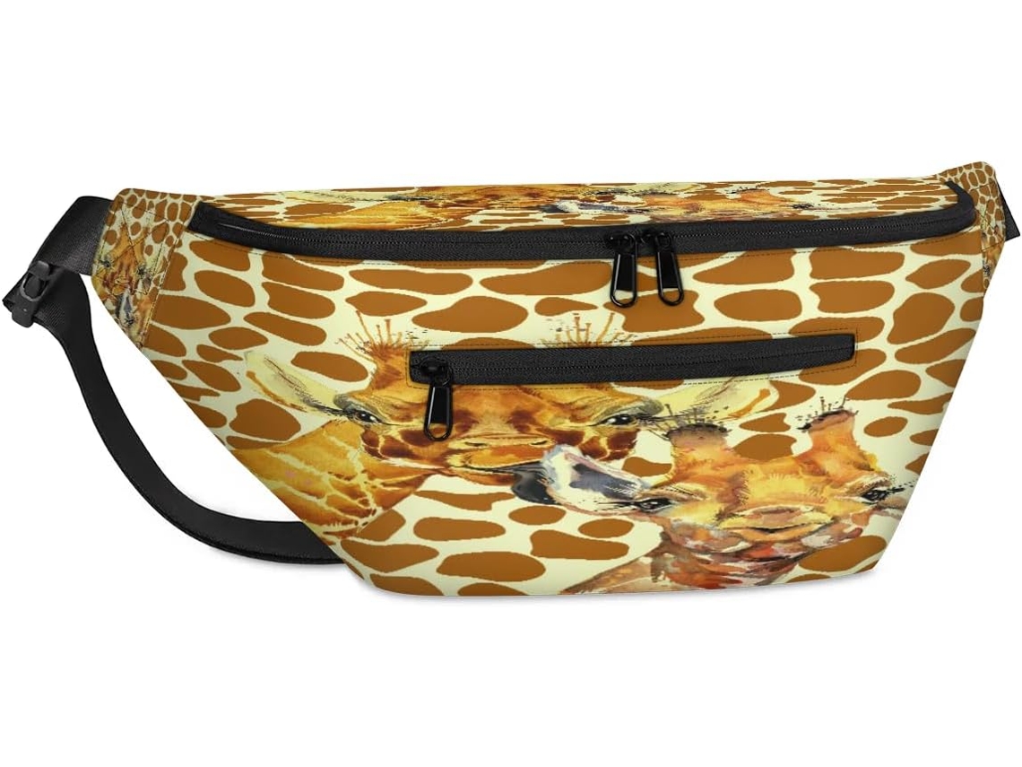 Bolso bandolera Tropicallife con estampado de arcoíris, 38x25x19 cm.