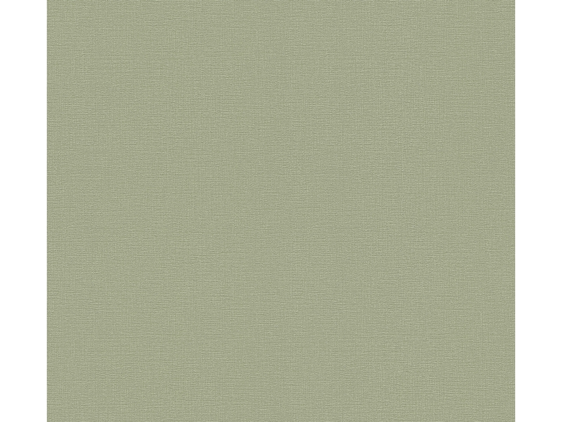 Papel de Pared A.S. CRÉATION (53 cm x 10,05 m - Tejido - Verde)
