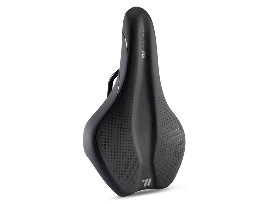 Sillín Cómodo Para Bicicleta De Montaña, De Cuero Sintético Pu, Diseño Hueco, Antideslizante, Para Hombre.