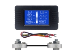 Voltímetro Amperímetro Digital Lcd Monitor Energía Batería Dc 0-200v 100a Para Coches Sistemas Solares