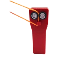 Lanzador Eléctrico De Cuerda, Juguete Portátil De Abs Para Niños, Ideal Para Fiestas Al Aire Libre, 2,4 M.