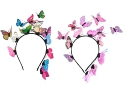 Diademas Encantadoras De 2 Piezas Con Detalles Decorativos Para Novias, Elegantes Accesorios Para El Cabello De Boda.
