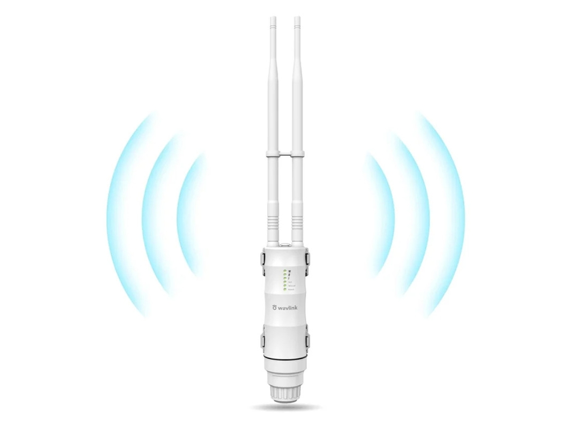 Punto de acceso wifi para exteriores, extensor de router wifi, router inalámbrico AC600 de banda dual de alta potencia 2.4 5G/AP/Alca Extender Yizhood
