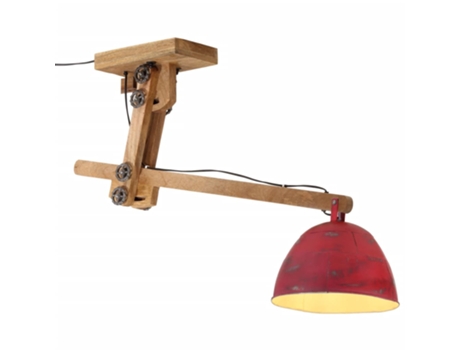 Lámpara De Techo VIDAXL Rojo Hierro (105x30x108 cm)
