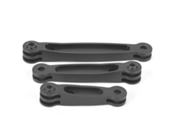 Varilla extensible de aluminio para cámara monopie de funcionamiento manual.