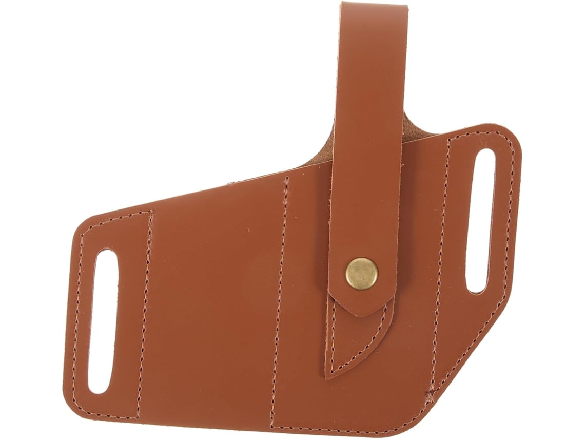 Bolsa de herramientas, cuero vacuno, marrón. Slowmoose