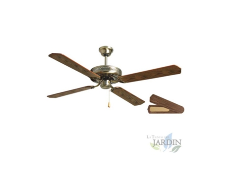 Ventilador de Techo ORBEGOZO 60 W 4 Palas Reversibles Madera