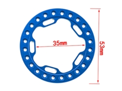 Anillo De Reemplazo De Llanta Rc Beadlock 4pcs Compatible Con Coches Rc 1/10 Trx4 Scx10 90046 90047 Llantas 1.9in
